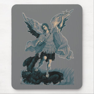 Saint Michael Archangel 2 Mousepad