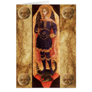 SAINT MICHAEL ARCHANGEL MIT DRAGON-Gebet