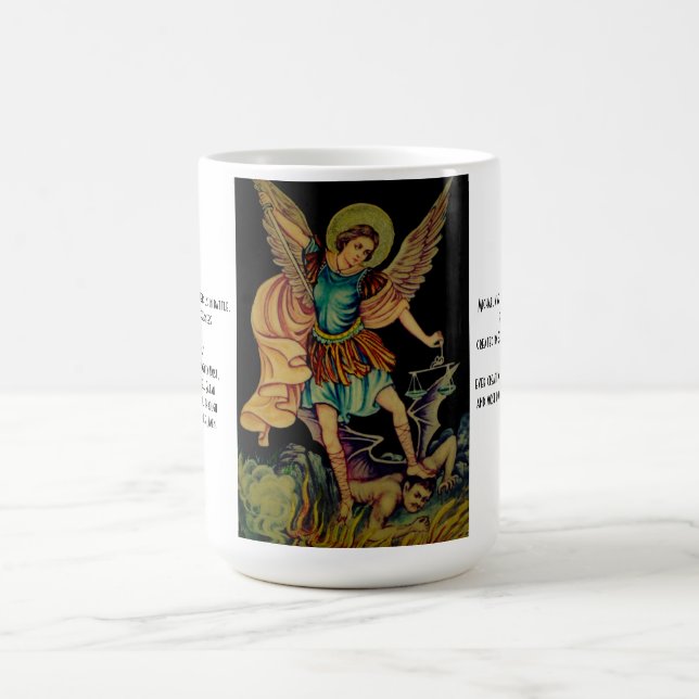 Saint Michael Blessing Tasse (Zentrum)