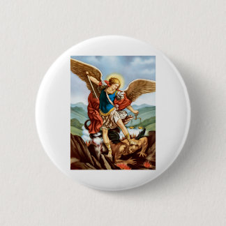 Saint Michael der Erzengel Button