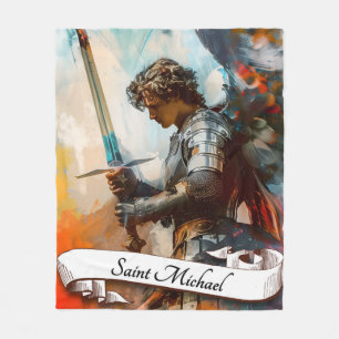 Saint Michael der Erzengel Fleecedecke