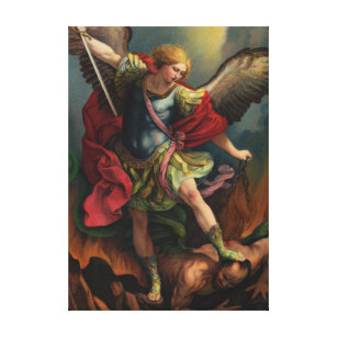 Saint Michael der Erzengel Leinwanddruck