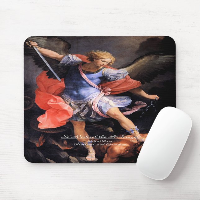 Saint Michael der Erzengel Mousepad (Mit Mouse)