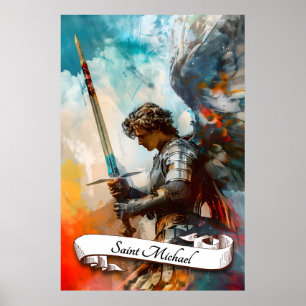 Saint Michael der Erzengel Poster