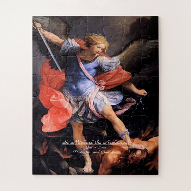 Saint Michael der Erzengel Puzzle (Vertikal)