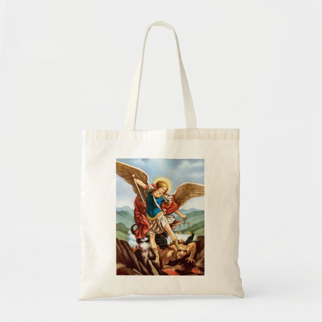 Saint Michael der Erzengel Tragetasche (Vorne)
