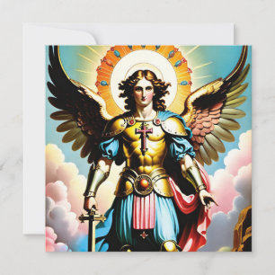 Saint Michael Greeting Card Karte