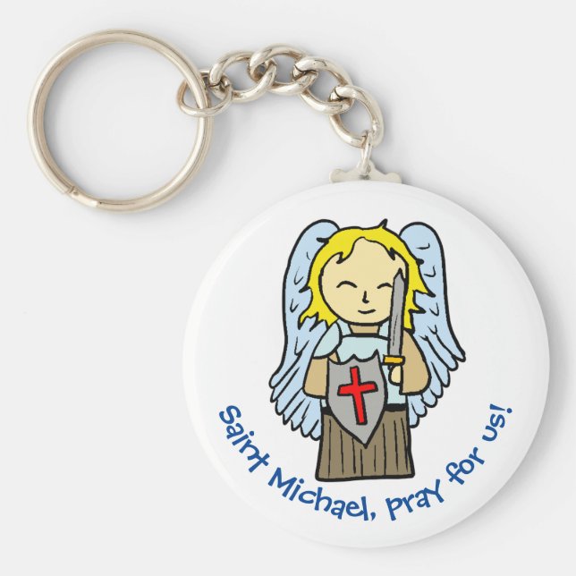 Saint Michael Key Chain Schlüsselanhänger (Vorne)