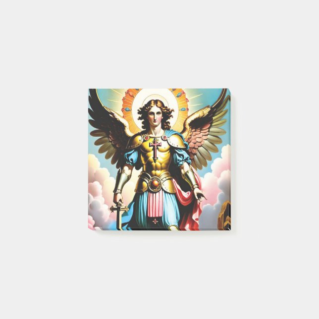 Saint Michael Post-it Notes Klebezettel (Vorderseite)