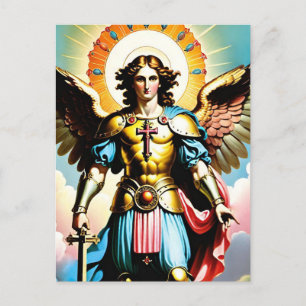 Saint Michael Postcard Postkarte