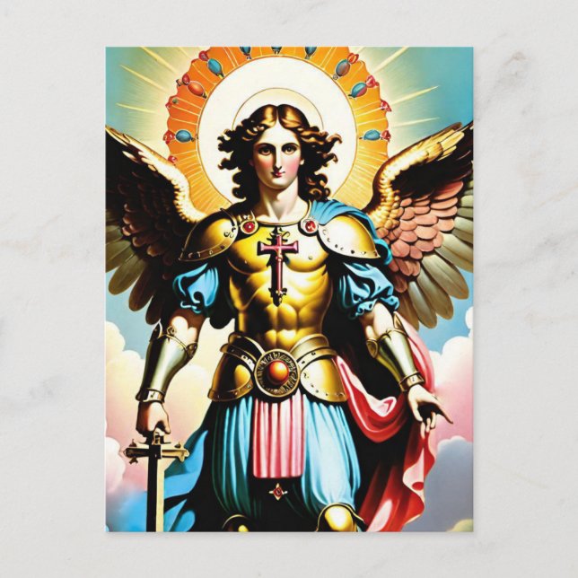 Saint Michael Postcard Postkarte (Vorderseite)