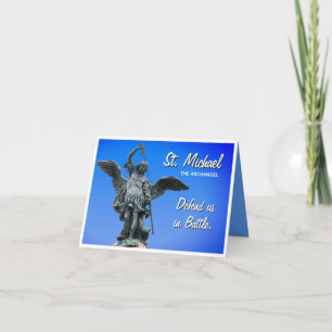 Saint Michael Prayer Grußkarte Karte