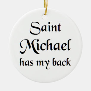 Saint Michael Trucker-Mütze Keramik Ornament