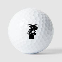 Saint Michael und Dragon Golfball