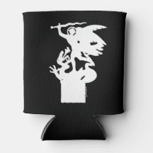 Saint Michael und Dragon (in Weiß)