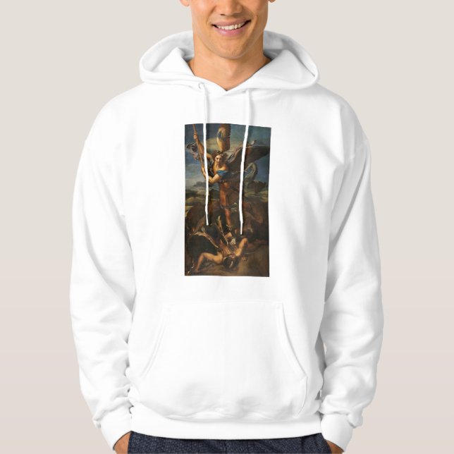 Saint Michael Vanquishing Satan Hoodie (Vorderseite)