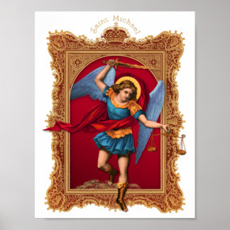 Saint Michael, Verteiend Us Poster