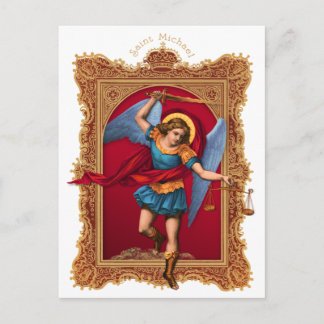 Saint Michael, Verteiend Us Postkarte