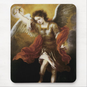 Saint Michael von Murillo Mousepad