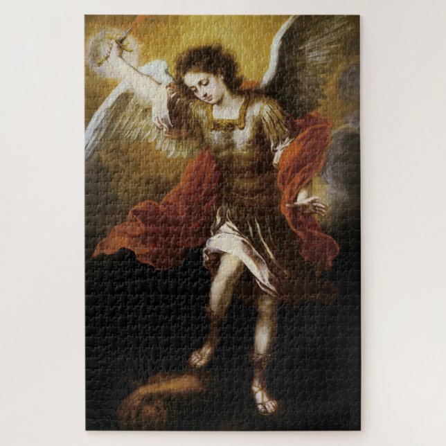 Saint Michael von Murillo Puzzle (Vertikal)