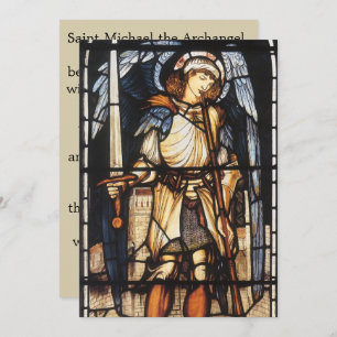 Saint Michael von Sir Edward Coley Burne-Jones Einladung