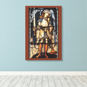 Saint Michael von Sir Edward Coley Burne-Jones Leinwanddruck