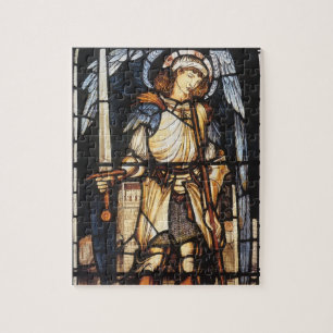 Saint Michael von Sir Edward Coley Burne-Jones Puzzle