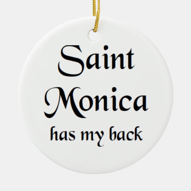 saint monica coffee mug keramik ornament (Vorne)