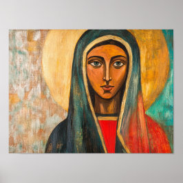 Saint Monica - Mutter von Saint Augustine Poster