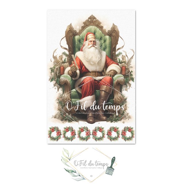 Saint-Nic Holiday Decoupage Paper Seidenpapier (Von Creator hochgeladen)