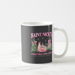 Saint-Nicks Weihnachtsbaumfarm Pink Coquette Xma Kaffeetasse