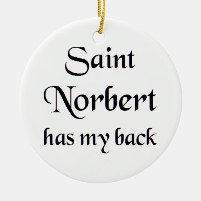 saint norbert coffee mug keramik ornament (Vorne)