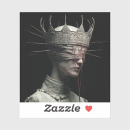 Saint of the Unseen — Gothic Fine Art T-Shirt Aufkleber