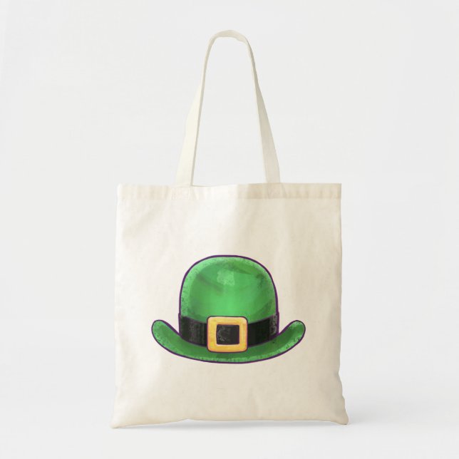 Saint Paddys Day Green Derby Hat Tragetasche (Vorne)