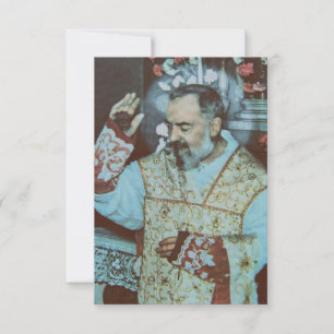 Saint Padre Pio Dankeskarte