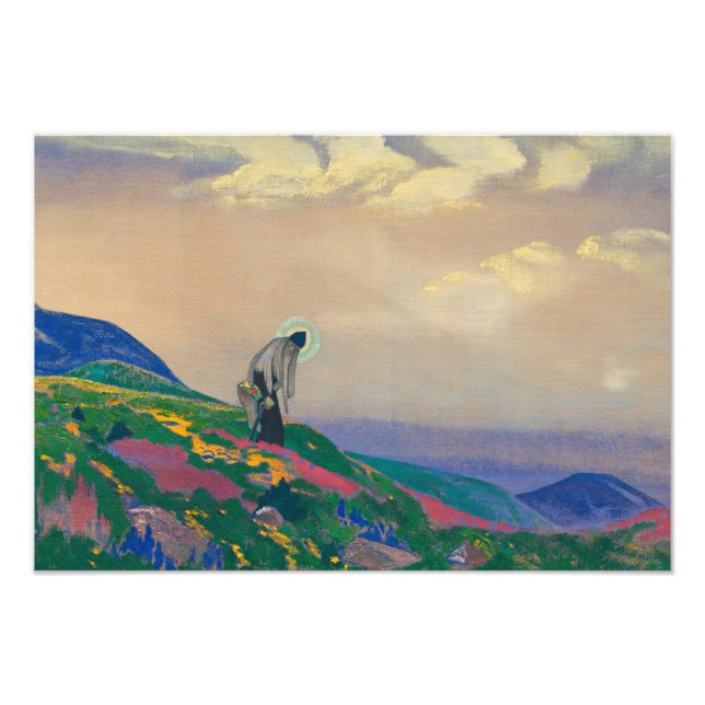 Saint Panteleimon the Healer von Nicholas Roerich Fotodruck (Vorne)