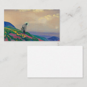 Saint Panteleimon the Healer von Nicholas Roerich Visitenkarte