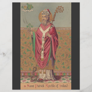 Saint Patrick Apostle von Irland Flyer