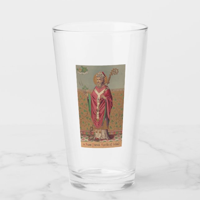 Saint Patrick Apostle von Irland Glas (Vorderseite)