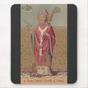 Saint Patrick Apostle von Irland Mousepad