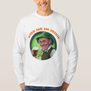 Saint Patrick Day Gift Shirt Küss me im irish