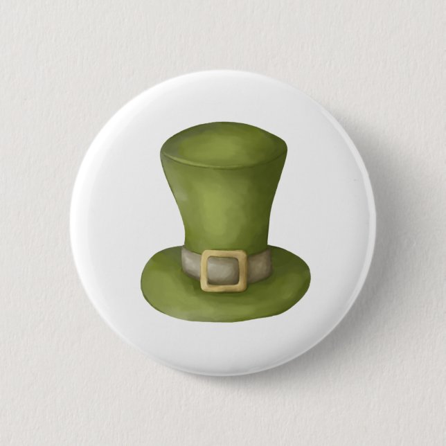 Saint Patrick elf Clip Art Button (Vorderseite)