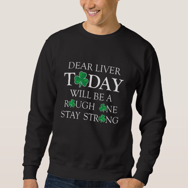 Saint Patrick Happy St Patrick S Day Kleeblatt Bee Sweatshirt (Vorderseite)