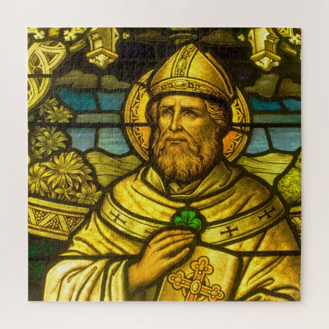 Saint Patrick, Kleeblatt Puzzle (Vertikal)
