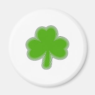 Saint-Patrick-Kleeblatt Zeichnend Magnet