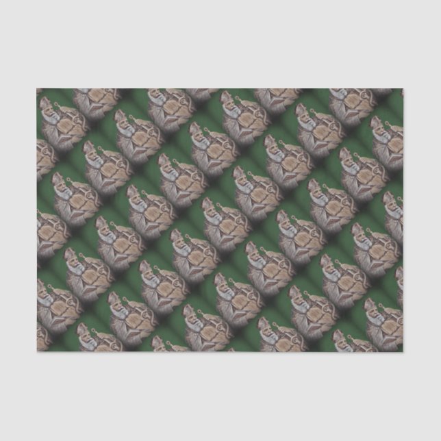 Saint Patrick mit Angestellten Seidenpapier (Vorderseite)