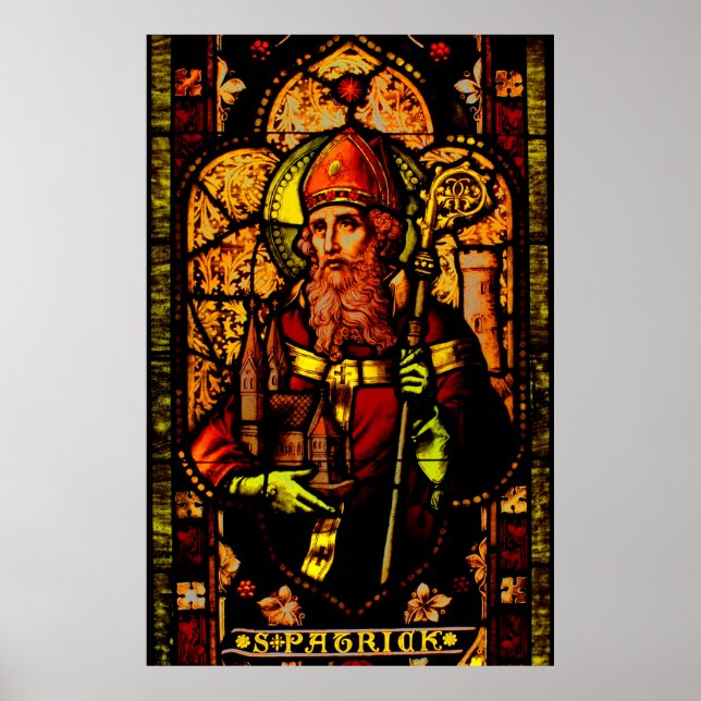Saint Patrick - Portrait Poster (Vorne)
