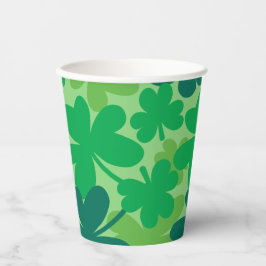 Saint Patrick’s Day Shamrock Green Paper cups Pappbecher