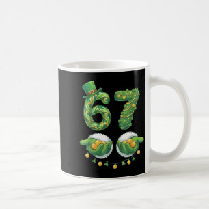 Saint Patrick Tag Six Seven 67 Lustiges Meme 67 Fr Kaffeetasse