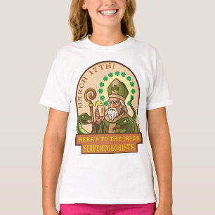 Saint Patrick und die Schlangen T-Shirt